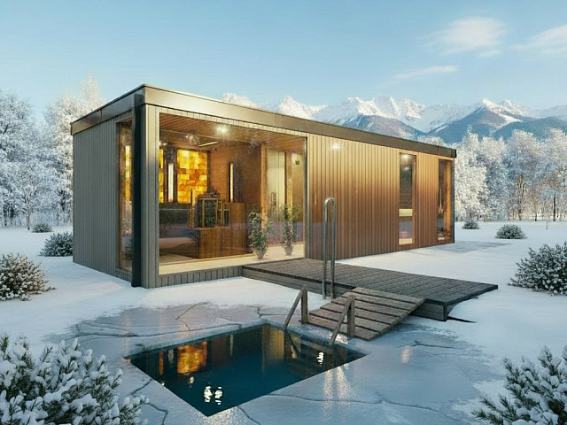 Каркасные бани